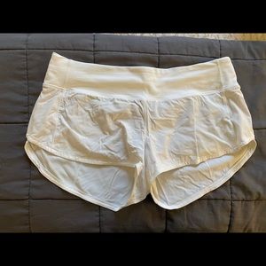 Lululemon White Shorts